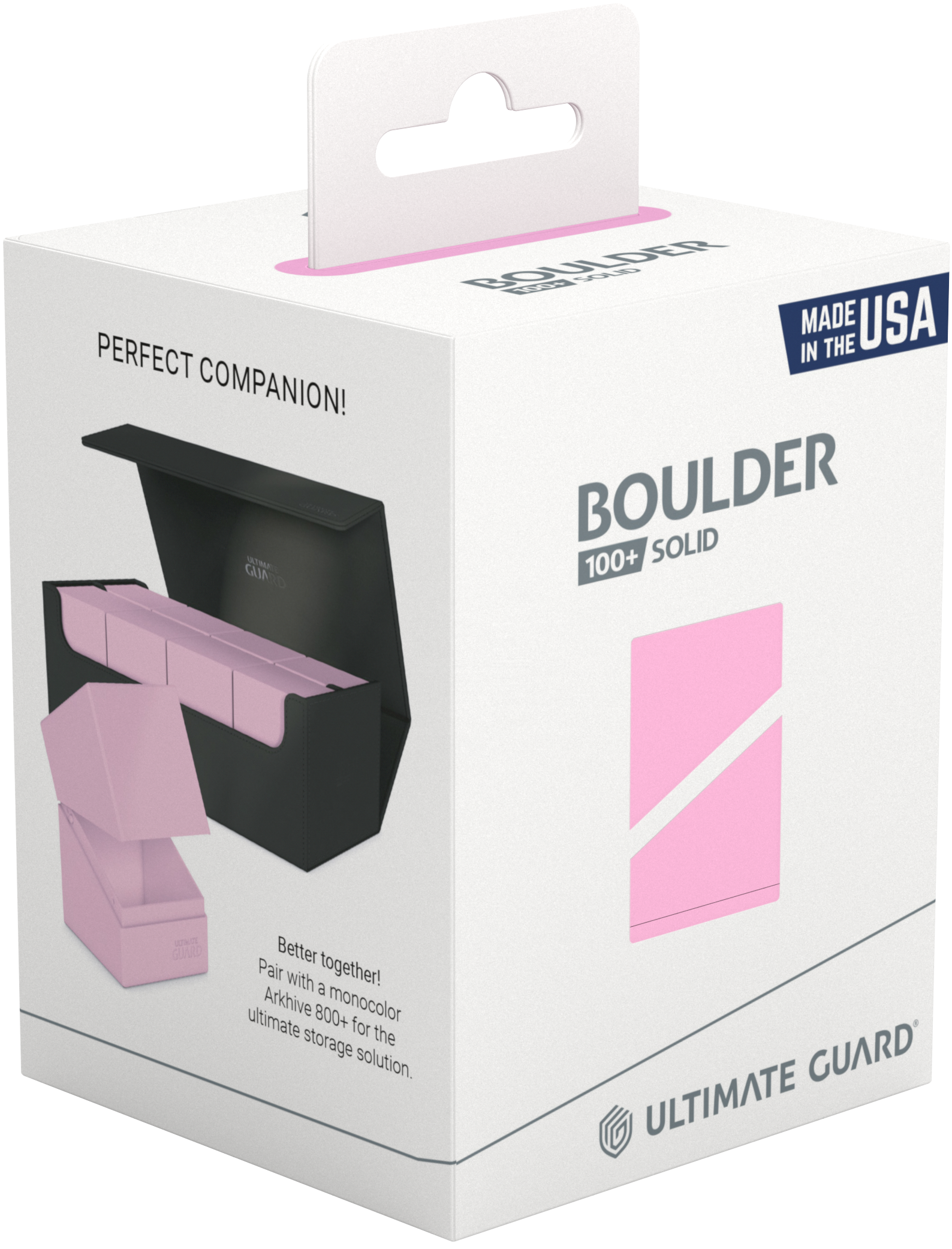 Ultimate Guard - Boulder 100+ Pastel Solid Candy Pink